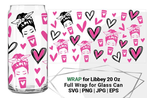 Mom Life Coffee for Libbey 20 Oz: A Graphics Asset That Elevates Blog and Craft Content