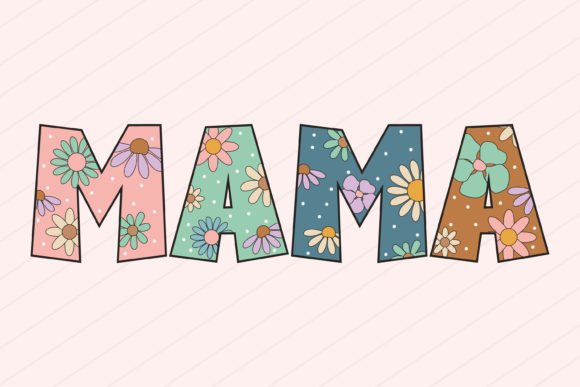 Mothers Day Mama Mom Png Avg: A Graphic Design Asset for Crafts and Branding