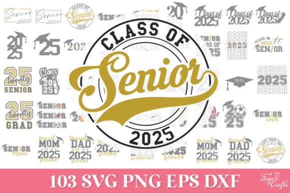 Senior Class of 2025 SVG Bundle: A Creative Design Asset for Modern Content Projects