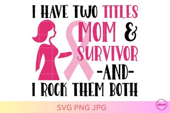 Strong Mother, Cancer Survivor: A Powerful Graphic for Content Creators